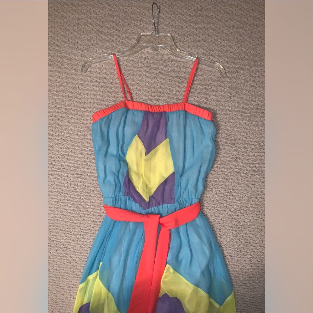Multicolored maxi